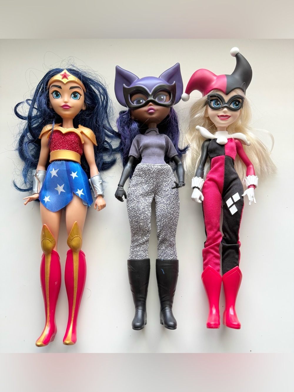 DC Doll Set - Wonder Woman, Catwoman & Harley Quinn